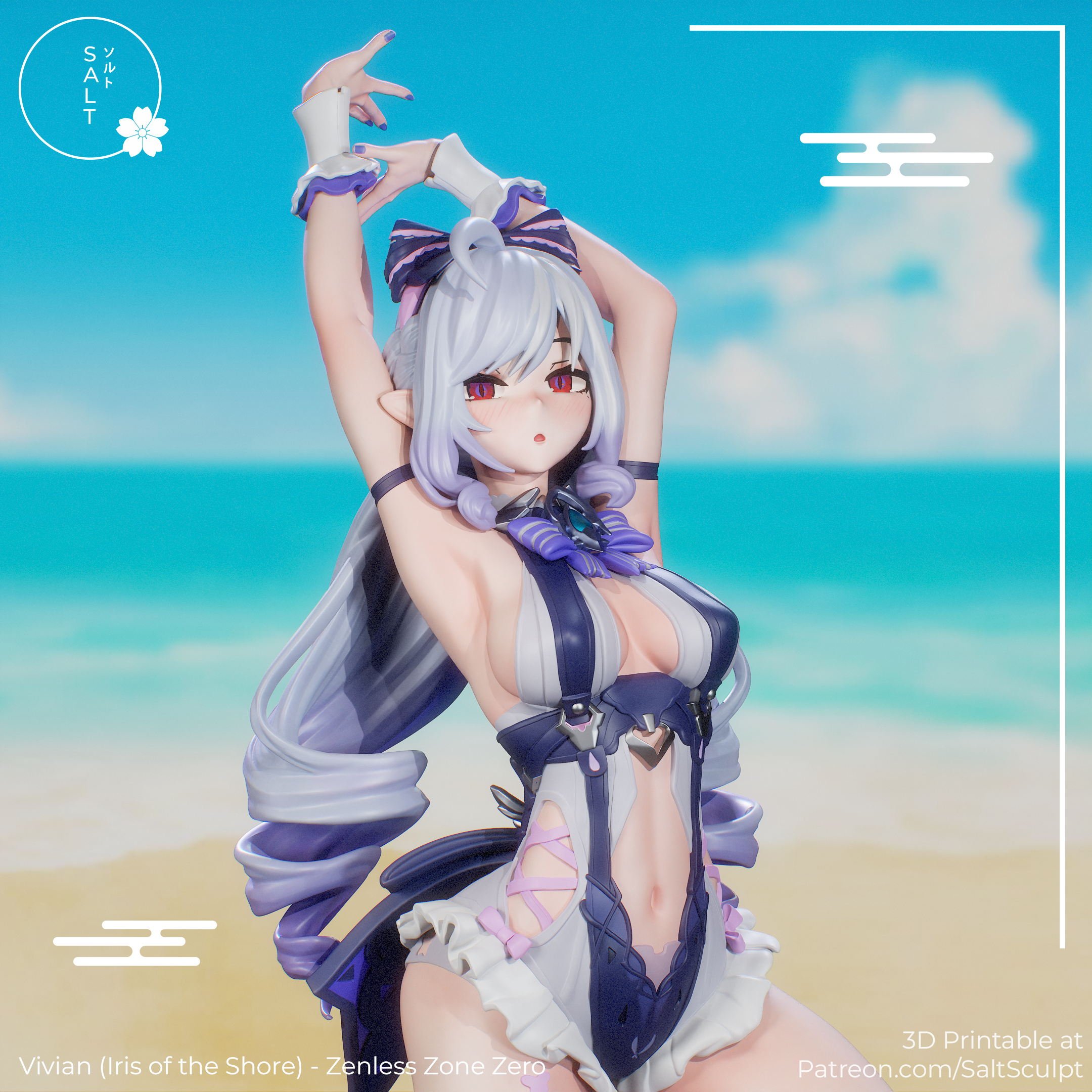 Phôi Resin thô SaltSculpt-Vivian